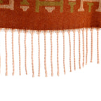 - Maisi Geometric Print Tassel Scarf (65 x 180cm) - Yellow