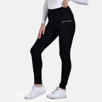 & Maisi Rayon Patterned Jean and Pant-Trouser (Size - Small) - Black & Black