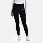 & Maisi Rayon Patterned Jean and Pant-Trouser (Size - Small) - Black & Black
