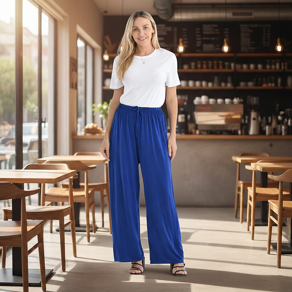 & Maisi Patterned Jean and Pant-Trouser (Size - One Size) - Blue & White