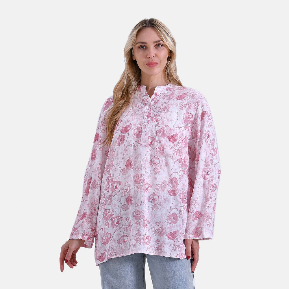 & Maisi Rose Blouse (Size - Small) - Pink & Pink