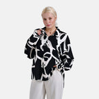 & Maisi Shirt (Size - L-XL) - Black & White