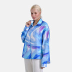 & Maisi Shirt (Size - L-XL) - White & Blue