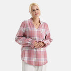 - Maisi Checked Shirt (Size XL) - Pink