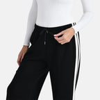 & Maisi Patterned Jean and Pant-Trouser (Size - Medium) - Black