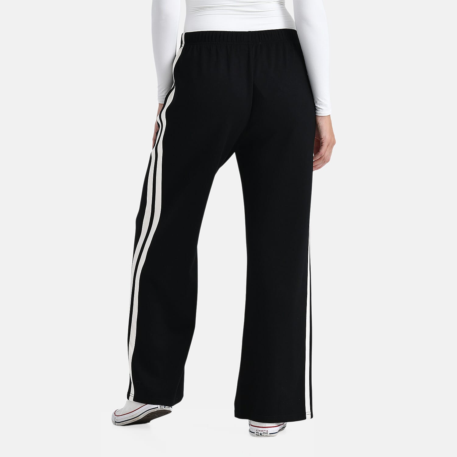 & Maisi Patterned Jean and Pant-Trouser (Size - Small) - Black