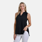- Maisi Sleeveless Casual Blouse (Size - M) - Black