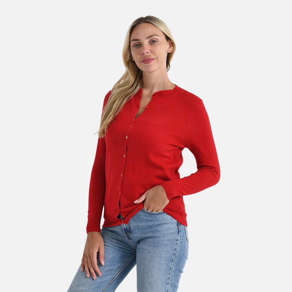 & Maisi Solid Cardigan