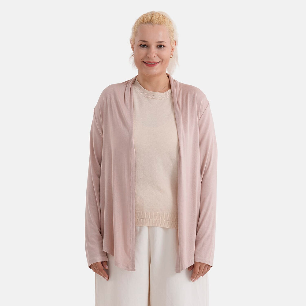 - Maisi Short Cardigan (One Size) - Tan