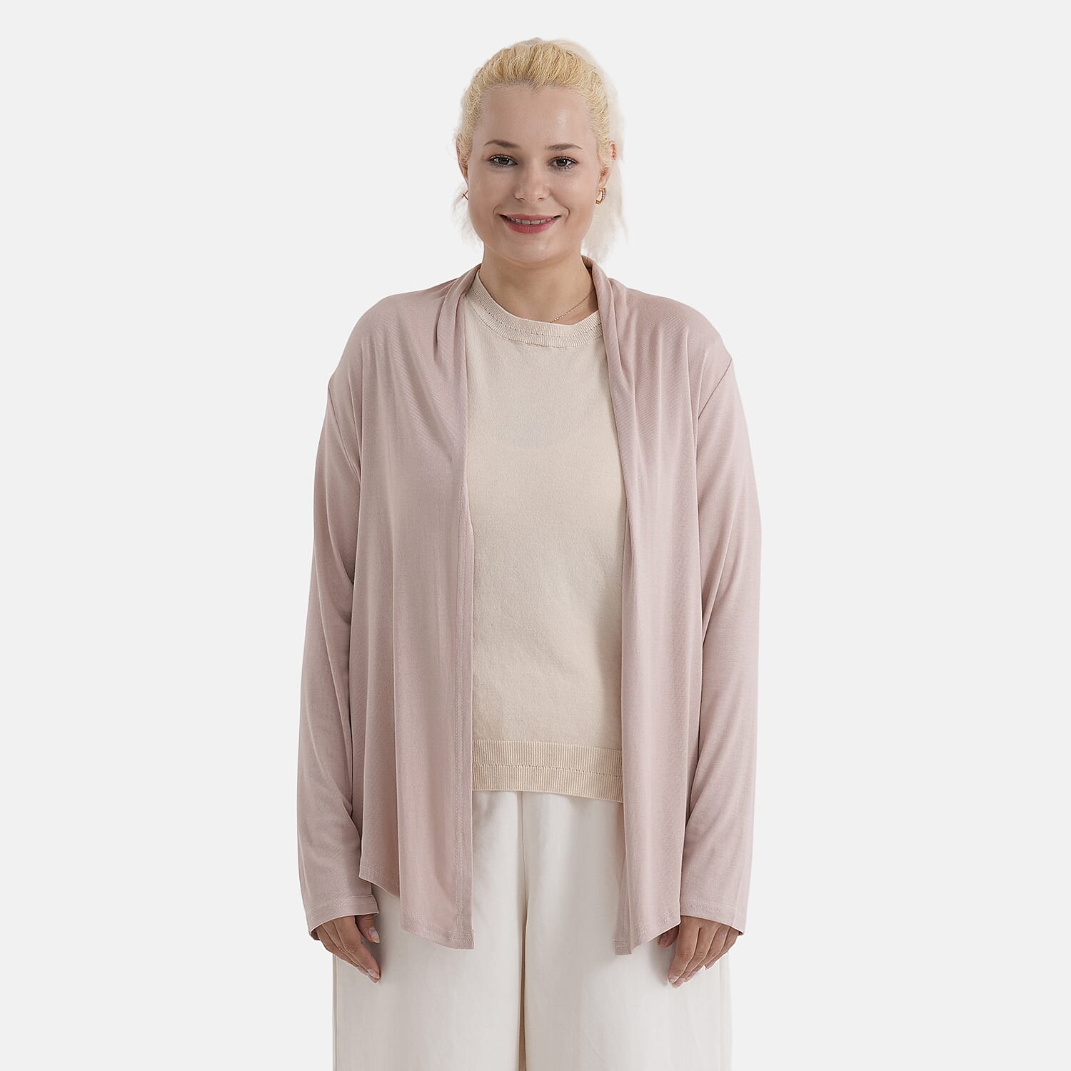 - Maisi Short Cardigan (One Size) - Tan