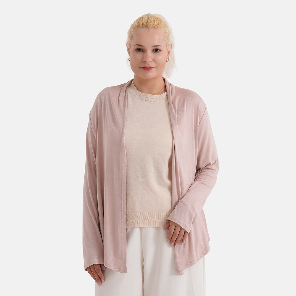 - Maisi Short Cardigan (One Size) - Tan