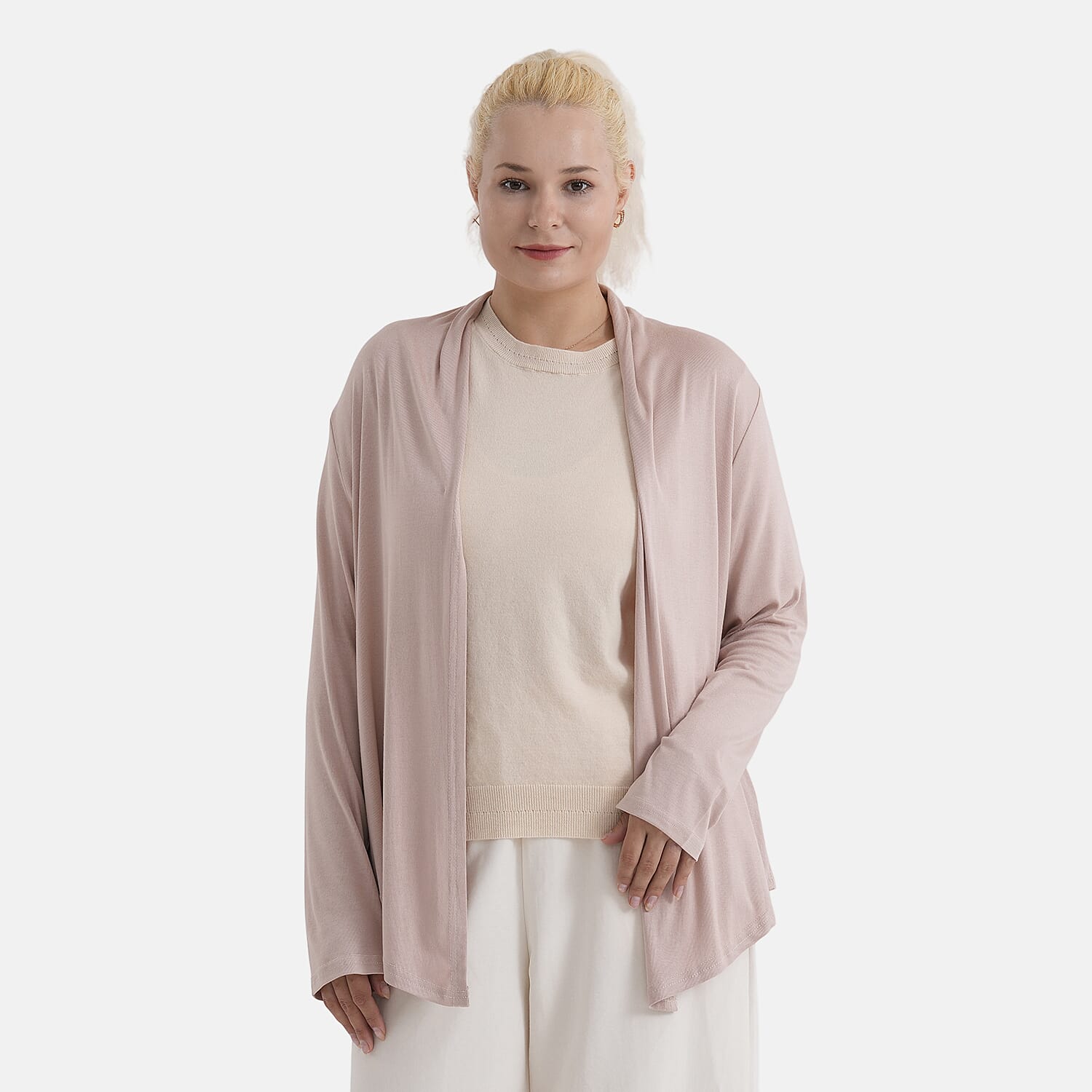 - Maisi Short Cardigan (One Size) - Tan