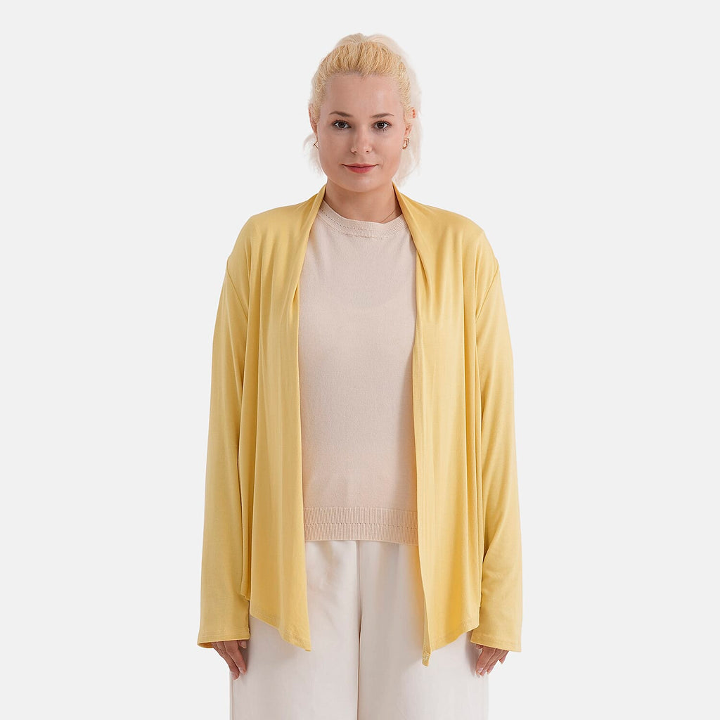 - Maisi Short Cardigan (One Size) - Yellow