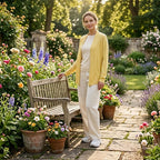- Maisi Short Cardigan (One Size) - Yellow