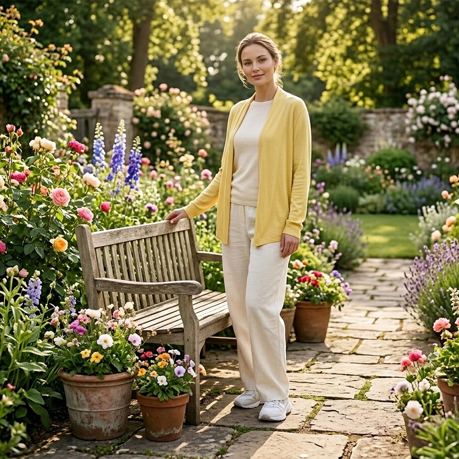 - Maisi Short Cardigan (One Size) - Yellow