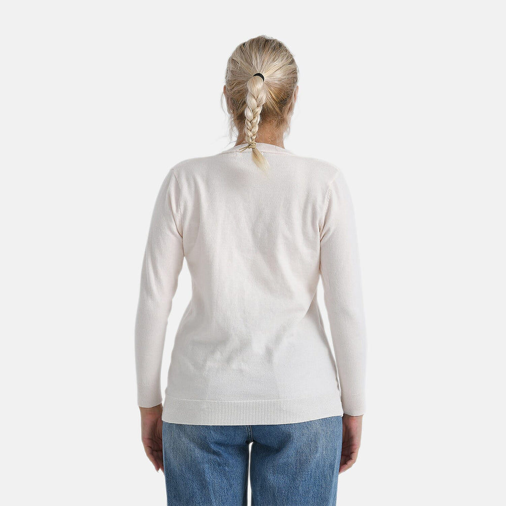 - Maisi Solid Cardigan (Size - S) - Nude