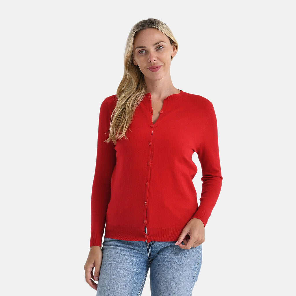 & Maisi Solid Cardigan