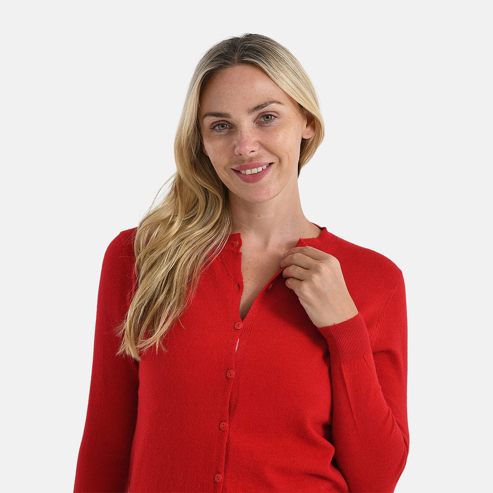 & Maisi Solid Cardigan