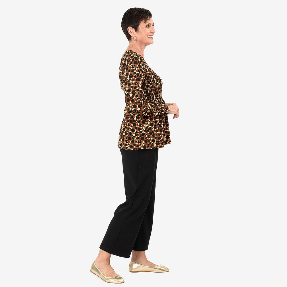 & Maisi Peplum Top