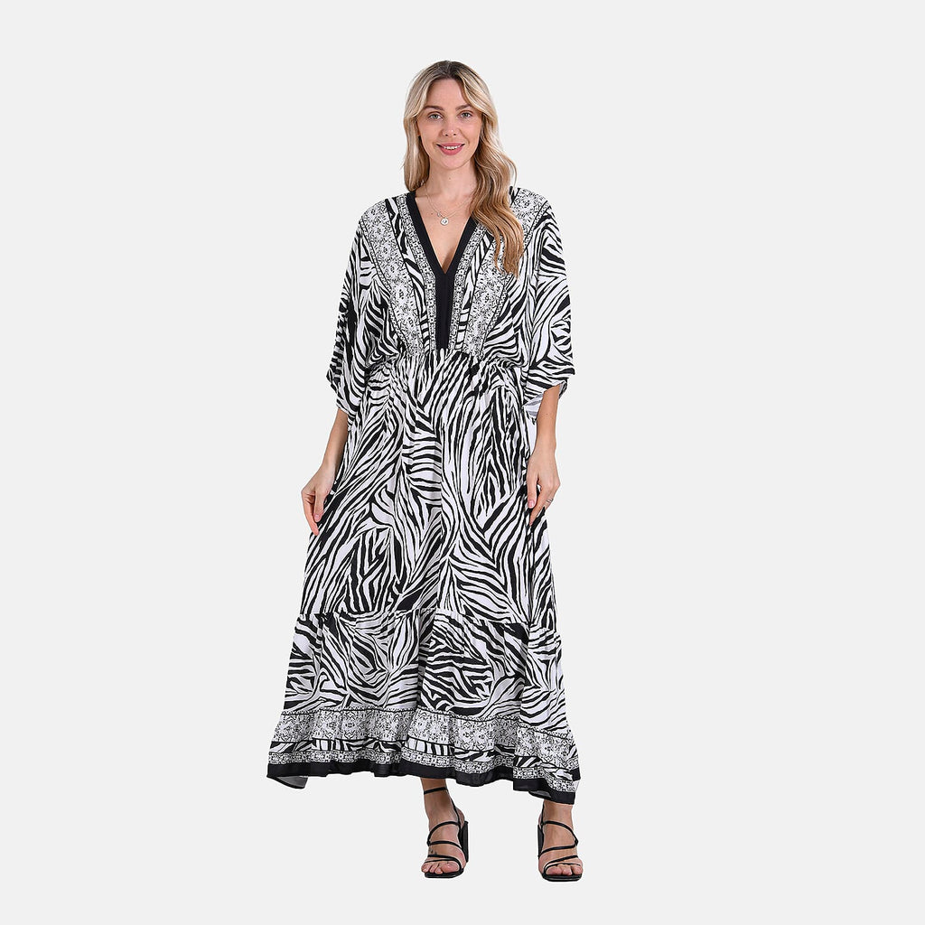 & Maisi Zebra Maxi (Size - One Size) - Black & Black