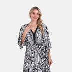 & Maisi Zebra Maxi (Size - One Size) - Black & Black