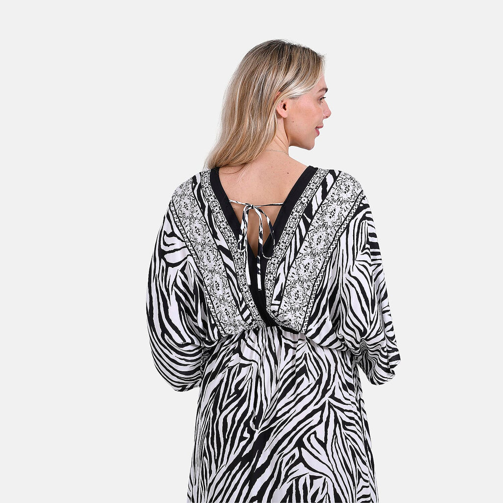 & Maisi Zebra Maxi (Size - One Size) - Black & Black