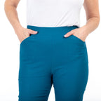Maison Crotchet Bengaline Trouser (Size M) - Teal