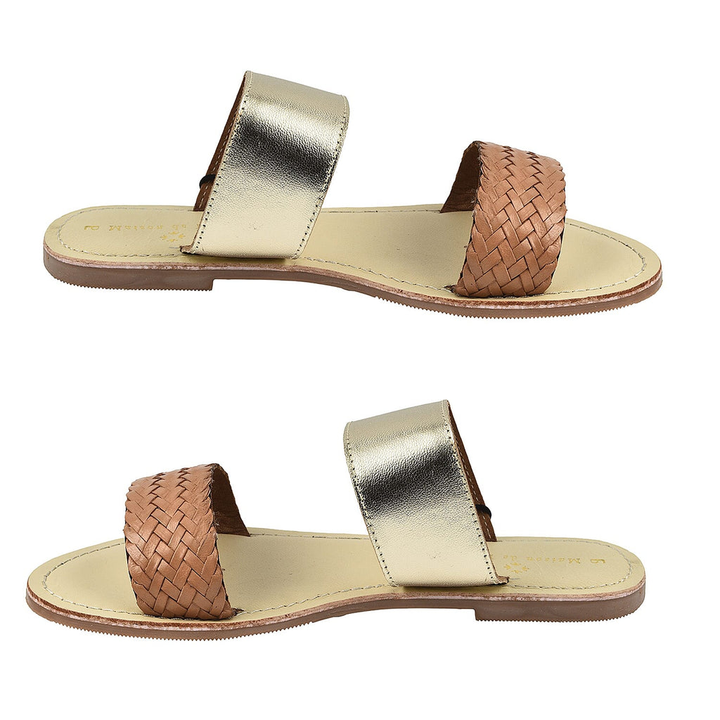 Maison Ladies Slipper (Size 3) - Gold