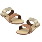 Maison Ladies Slipper (Size 3) - Gold