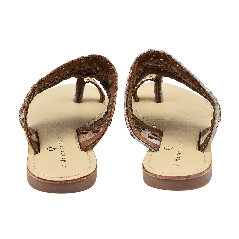 Maison Ladies Slipper (Size 3) - Gold