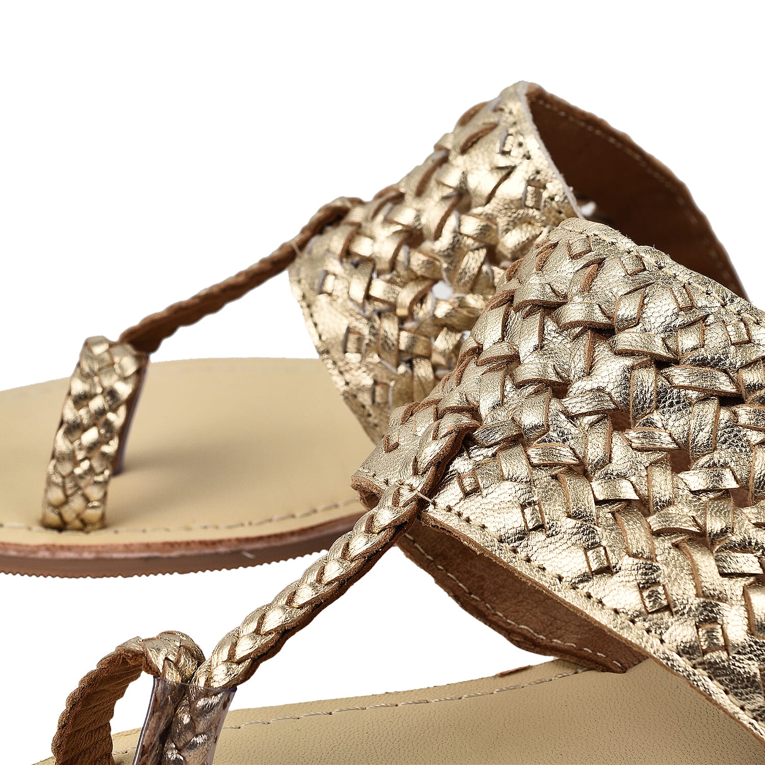 Maison Ladies Slipper (Size 3) - Gold