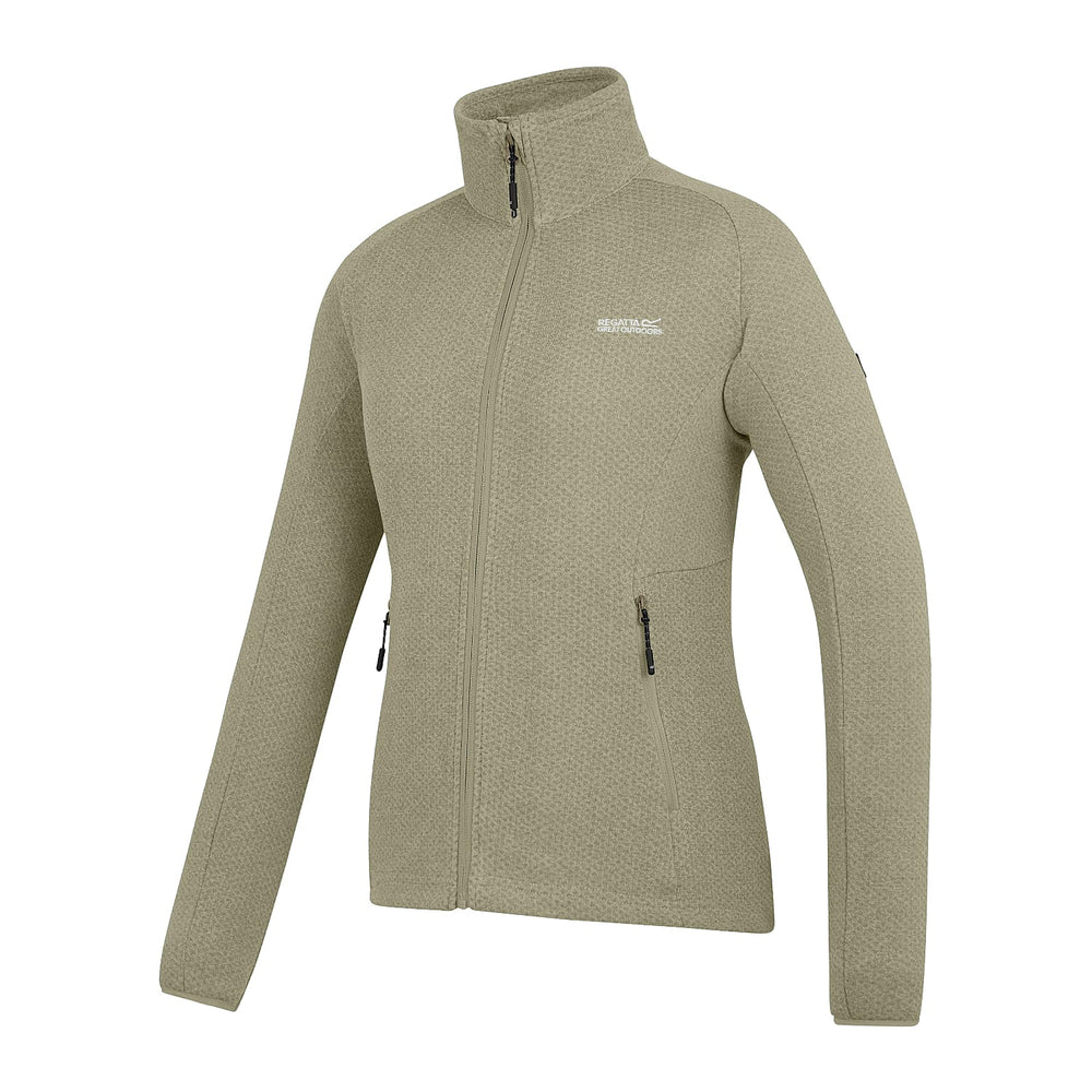 Regatta Womens Softshell Jacket with Zipped Lower Pockets (Size 12) - Brown
