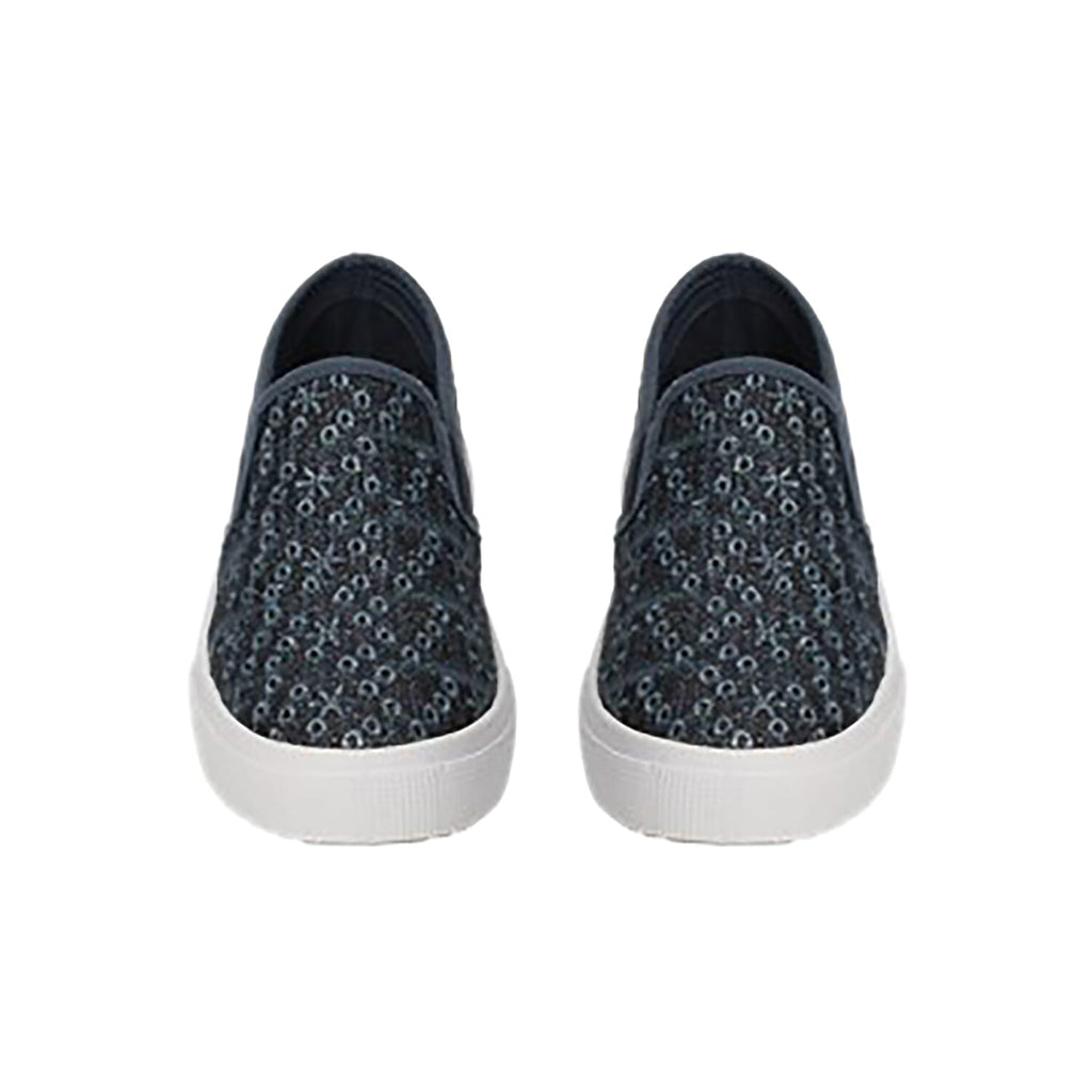 Manchester Closeout Deal Canvas Women Shoes (Size 3) - Navy
