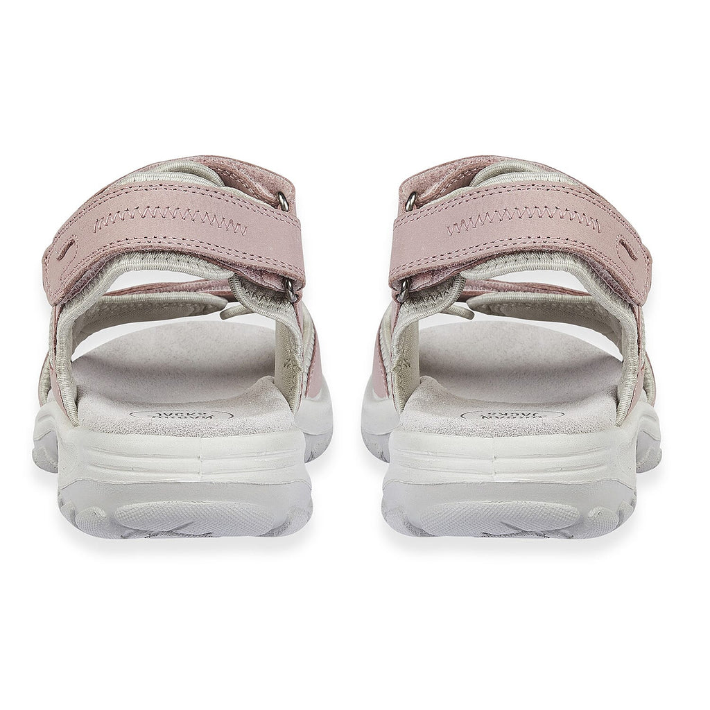 Mandy Leather Comfortable & Lightweight Padded Sandal with Adjustable Straps (Size 8) - Old Pink