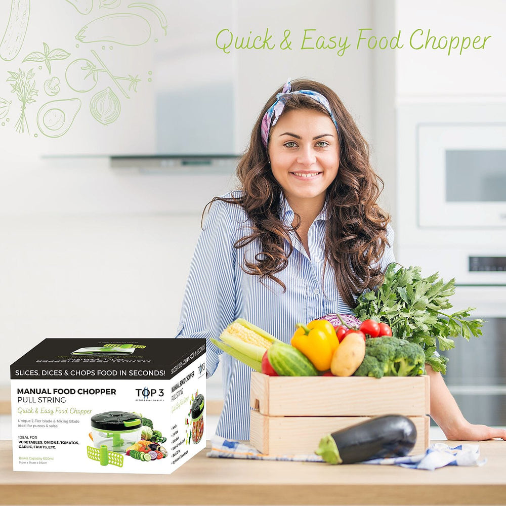Manual Pull String Food Chopper
