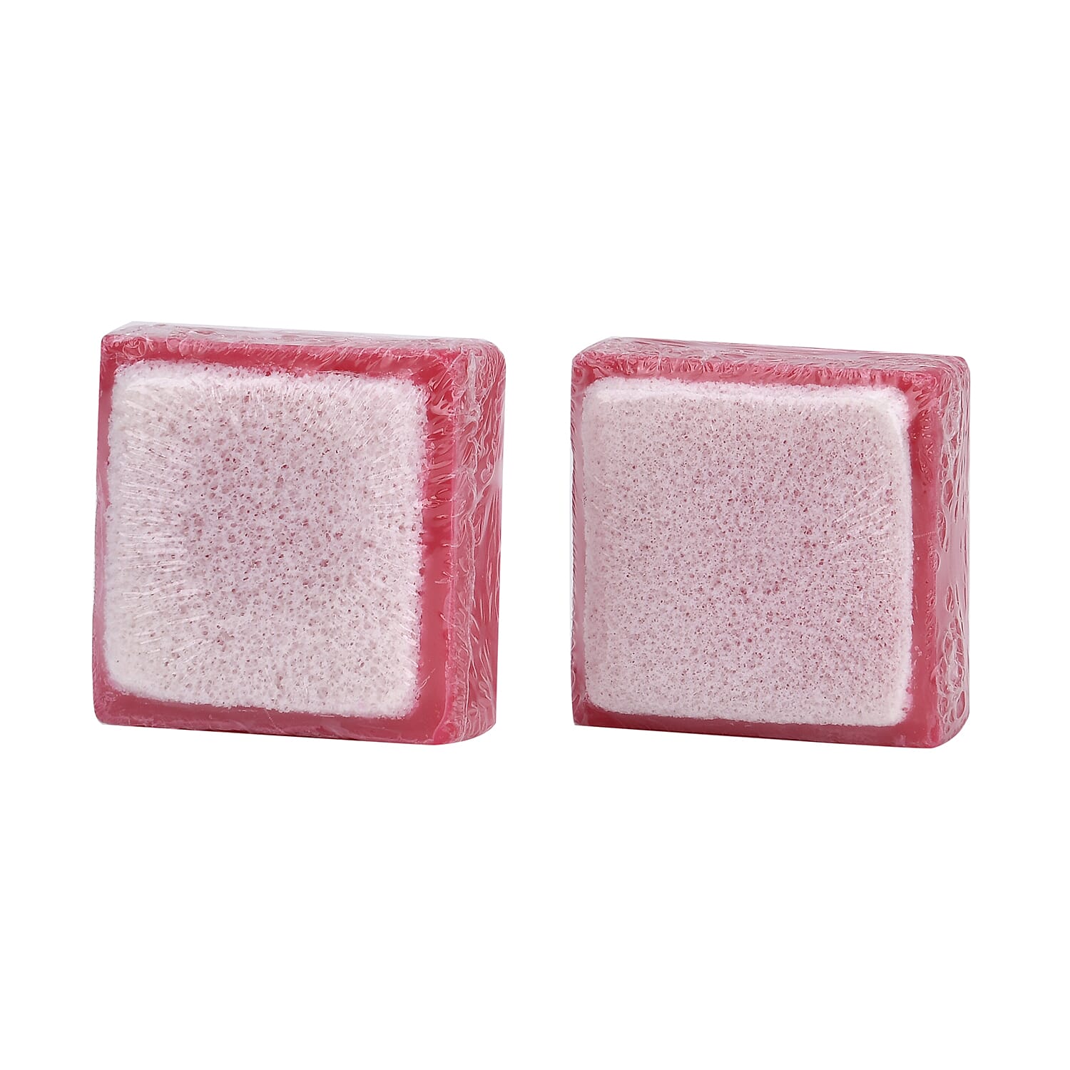 Marigold & Lotus Set of 2 Gentle Clean Scented Soap & Sponge - Rose & Shea Butter