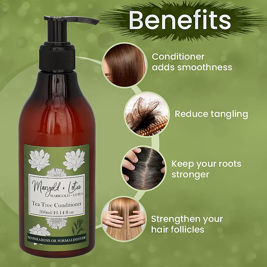 Marigold - Lotus- Tea Tree Conditioner - 10.14 oz (300ML)
