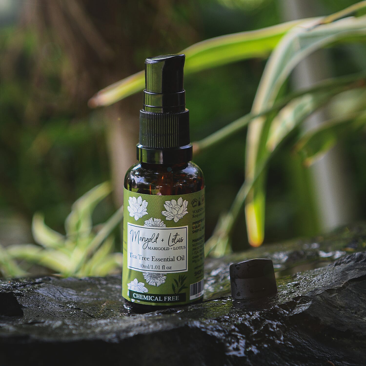 Marigold - Lotus Tea Tree Essential Oil - 1.14 oz (30ML)