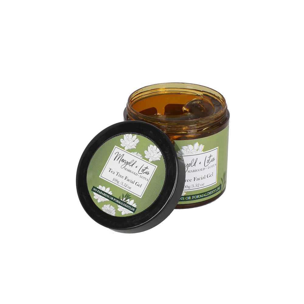Marigold - Lotus- Tea Tree Facial Gel -3.52 oz (100GM)