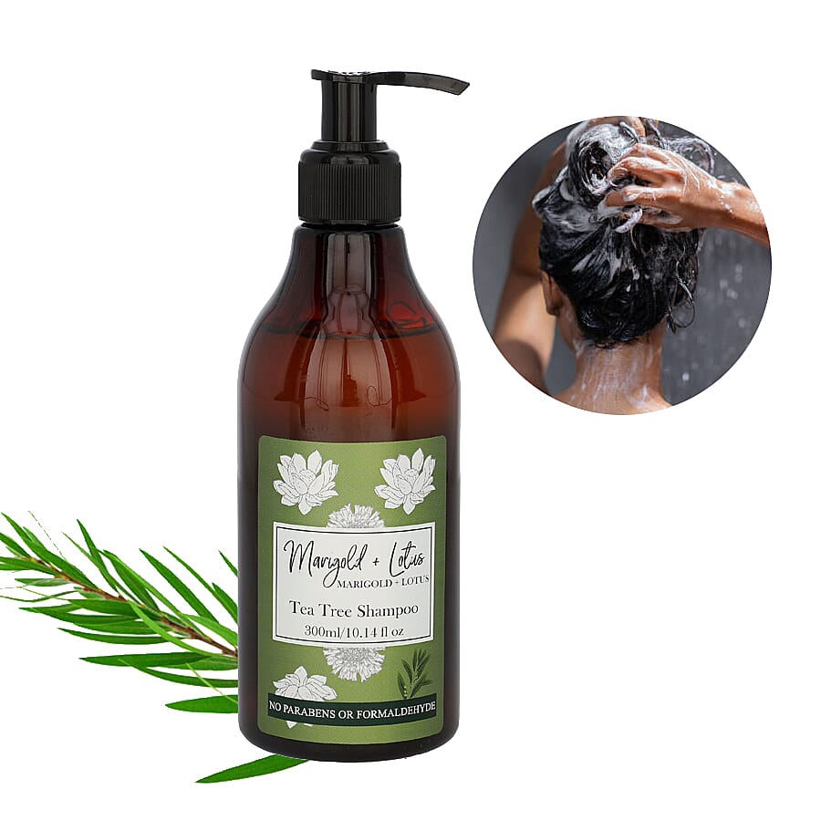 Marigold - Lotus- Tea Tree Shampoo - 10.14 oz