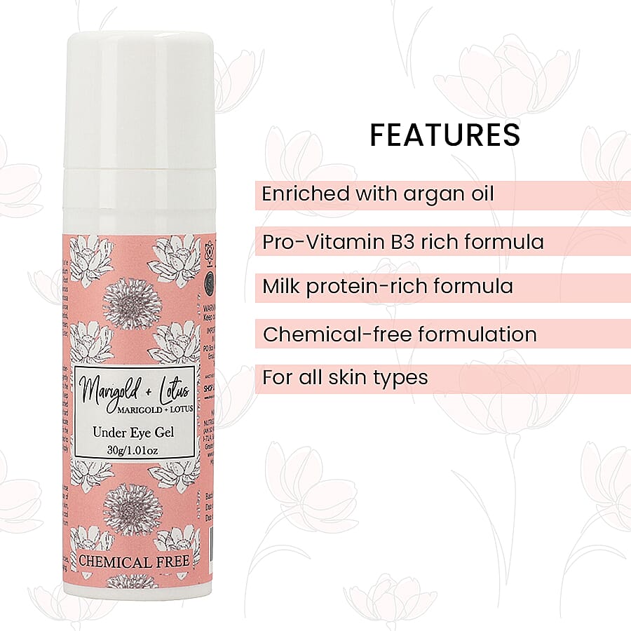 Marigold - Lotus- Under Eye - Chemical Free Cream  - 30 G