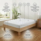 Martex 5 Zone Mattress Enhancer (Single) - White