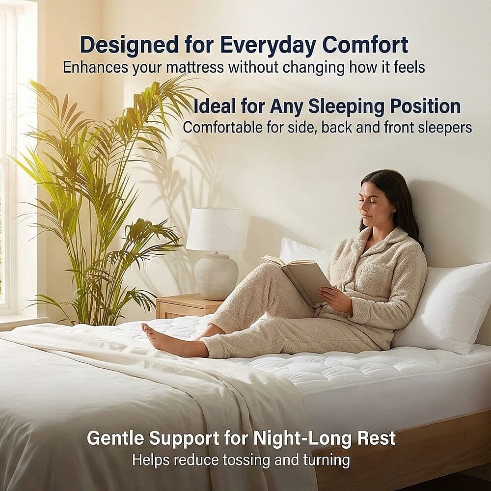Martex 5 Zone Mattress Enhancer (Single) - White
