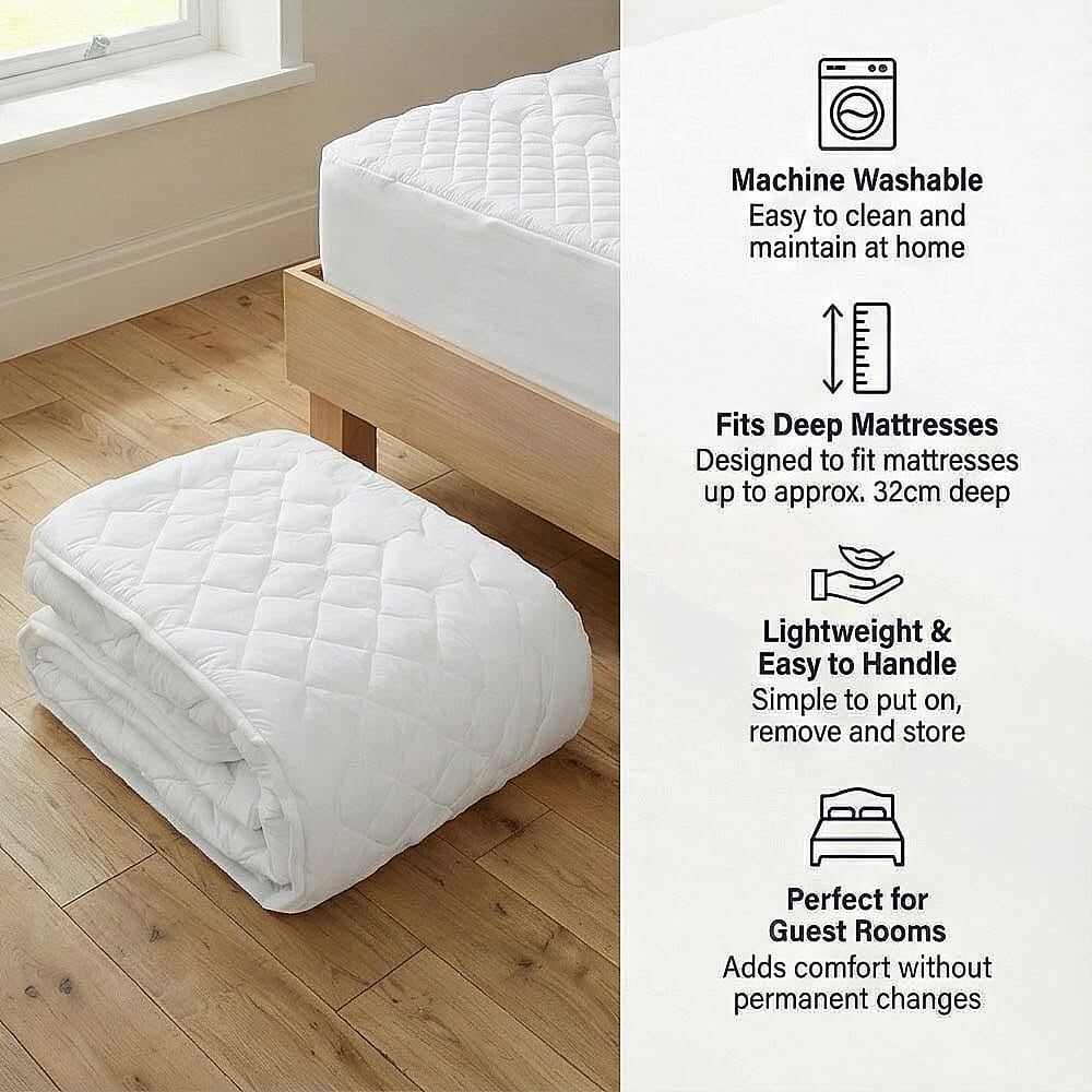 Martex 5 Zone Mattress Enhancer (Single) - White