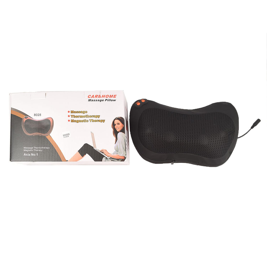 Massage Pillow for Neck & Back - Black