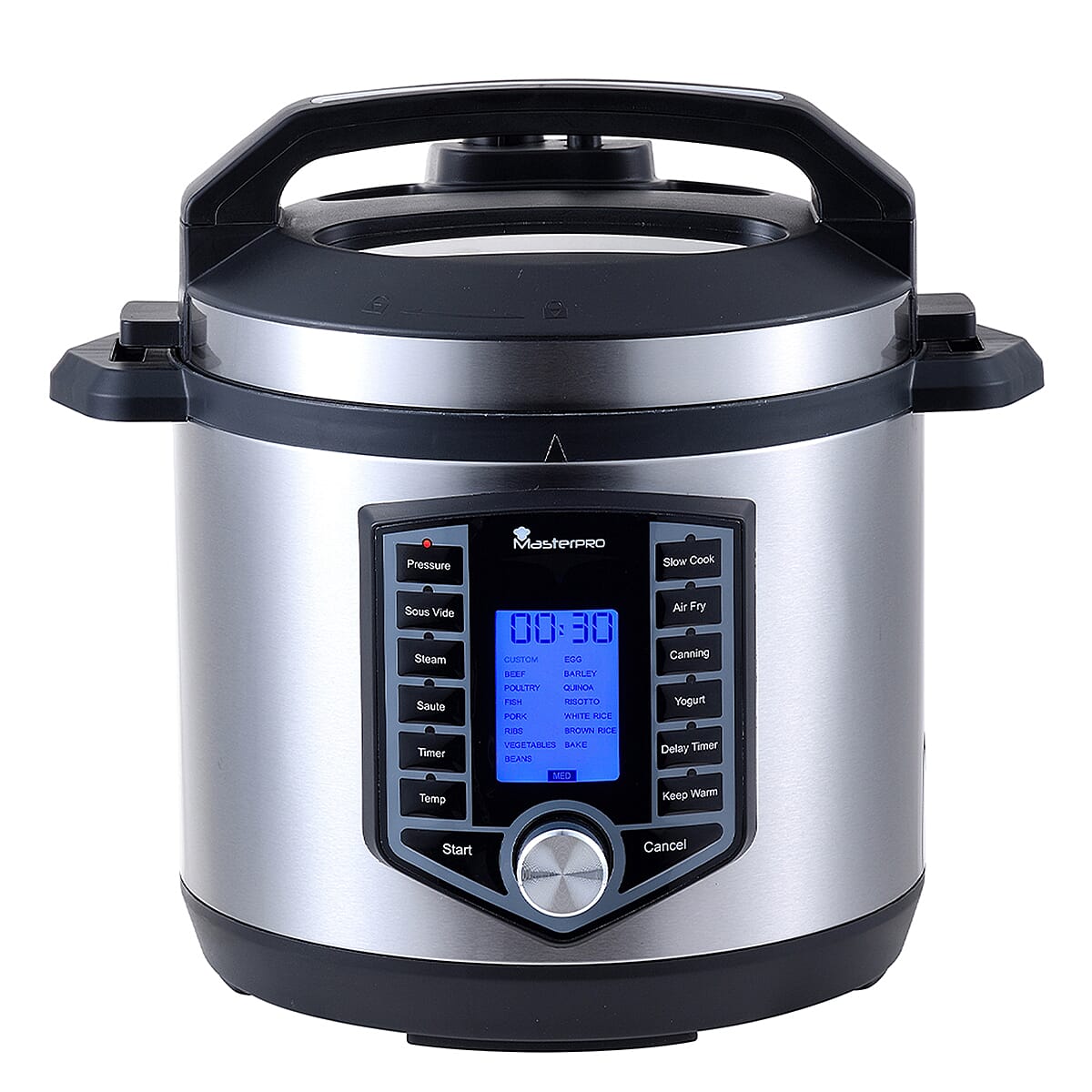 Masterpro 12 in 1 Multifunction 6L Cooker (Works as Air Fryer, Pressure Cooker, Steamer and Many More)