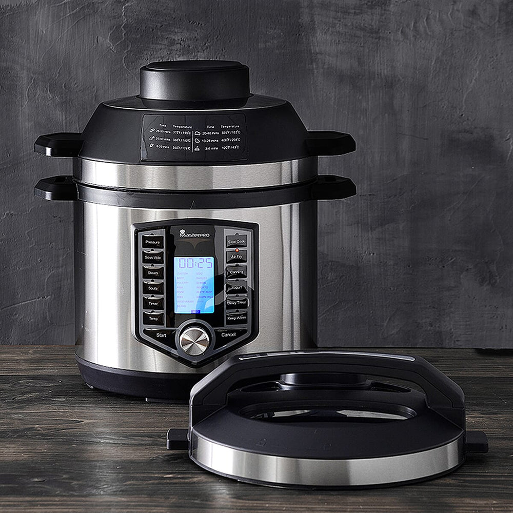 Masterpro 12 in 1 Multifunction 6L Cooker (Works as Air Fryer, Pressure Cooker, Steamer and Many More)