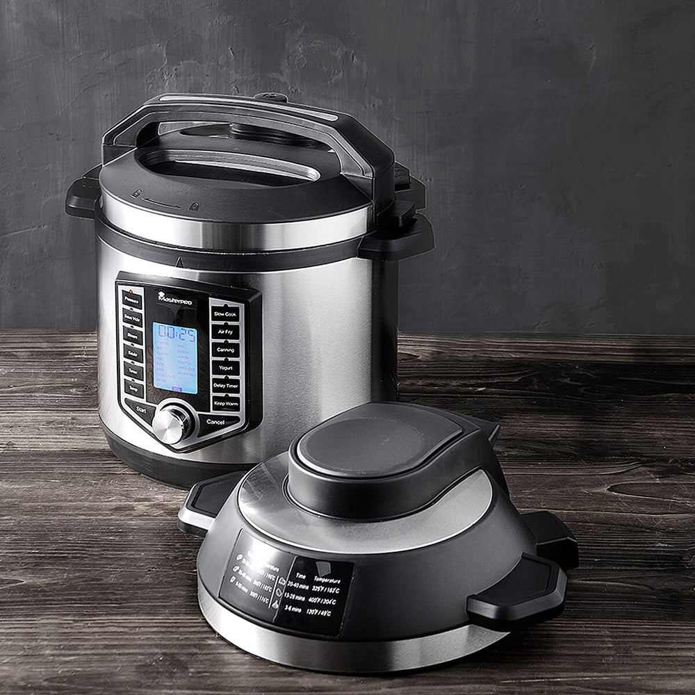 Masterpro 12 in 1 Multifunction 6L Cooker (Works as Air Fryer, Pressure Cooker, Steamer and Many More)