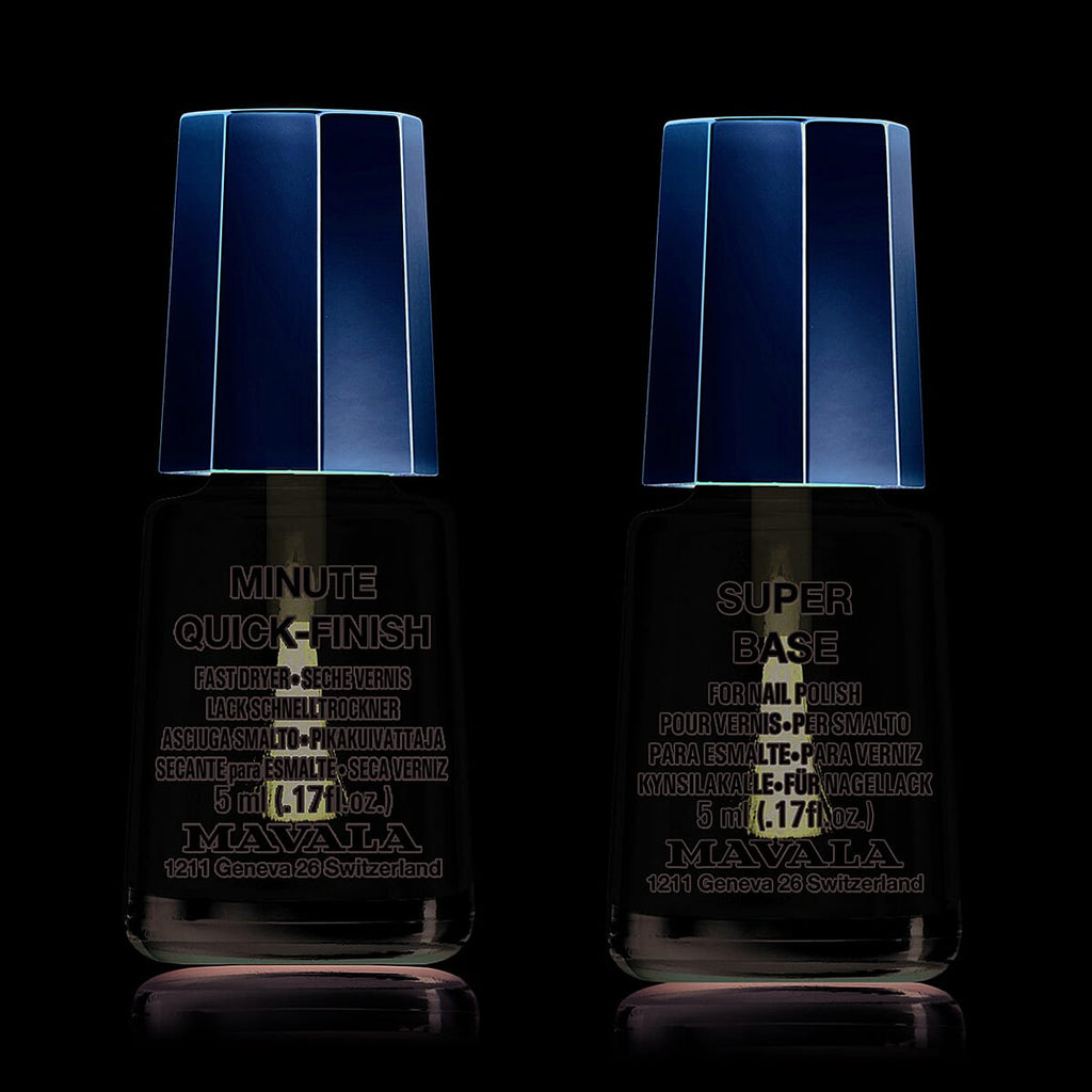 Mavala- Set of Base Coat and Quick Dry Varnishes - 5ml each