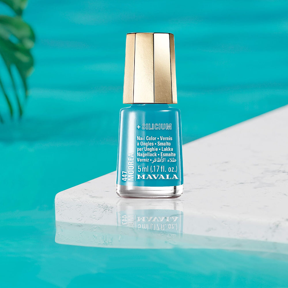 Pack of 2 - Mavala - Colour Block  Duo - Bikaner (Mauve) and Moorea (Blue) - 5ml Each